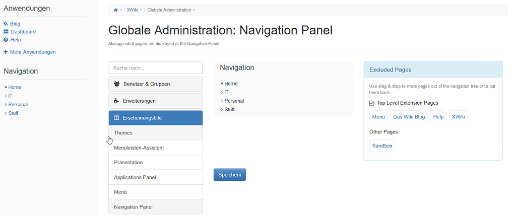 Navigation Panel won't save changes in order - Help / Discuss
