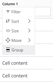 Group option