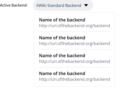 backend selection