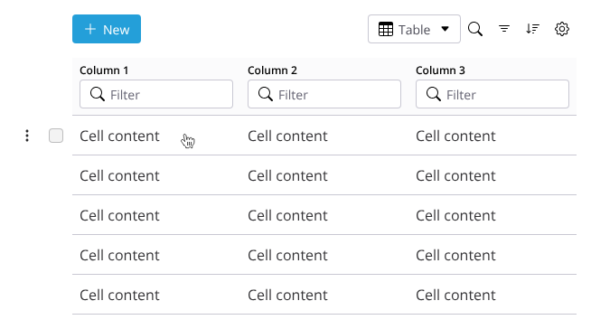 Batch Editing and actions - hovering