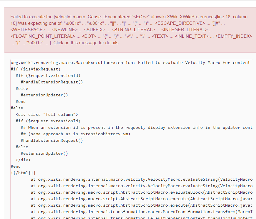 Error in extension manager when i try update extensions - Help ...